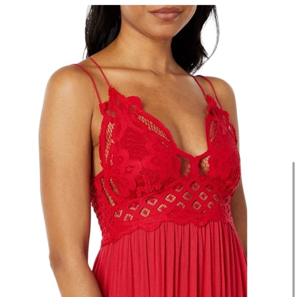 NWT Free People Adella Maxi Slip Dress Intimately FP lace - Picture 3 of 7